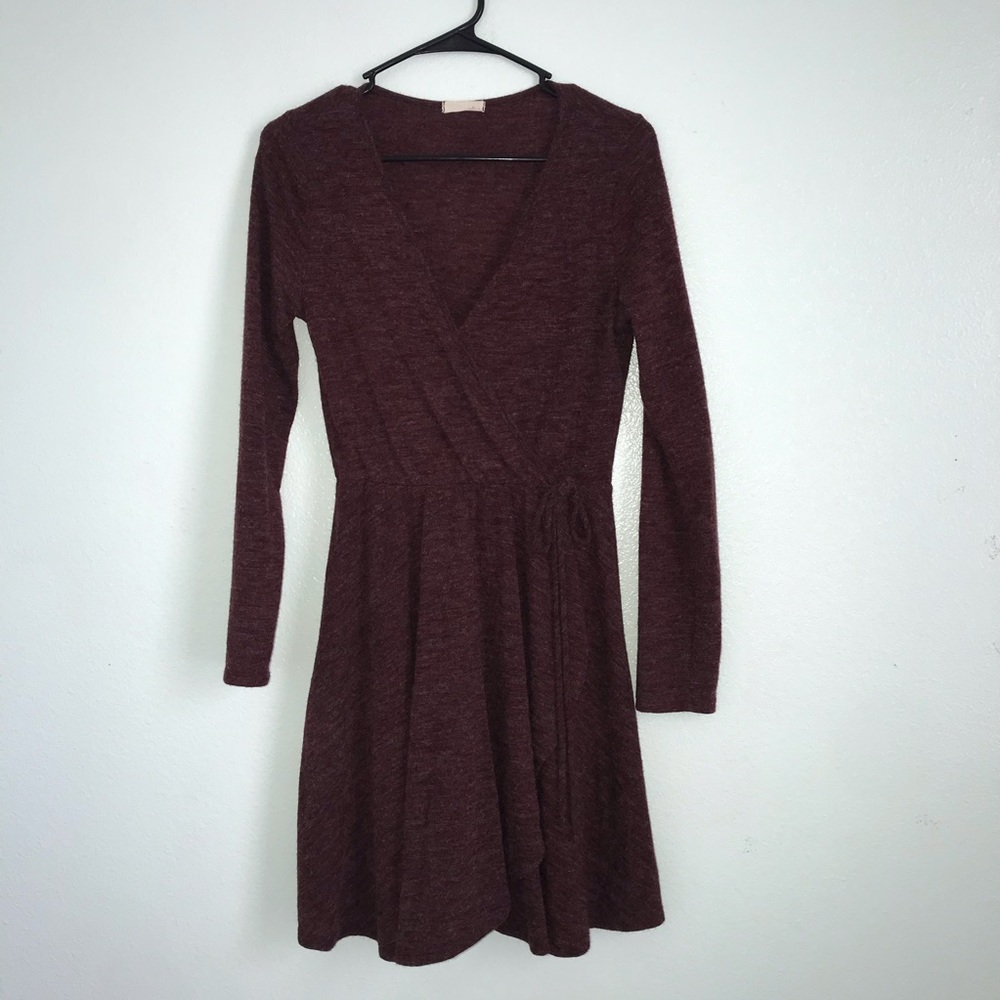 Long sleeve skater dress